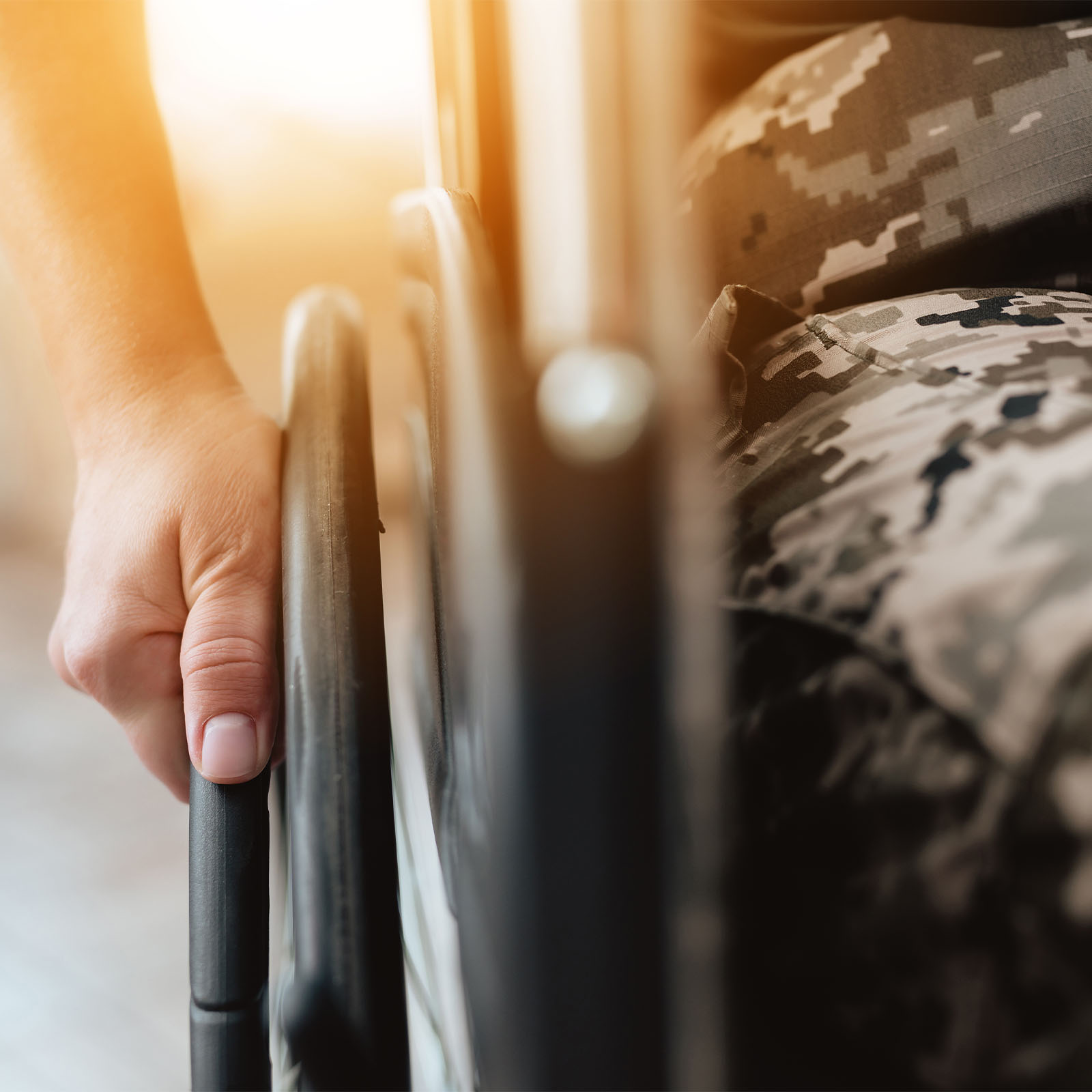 veteran in wheelchair